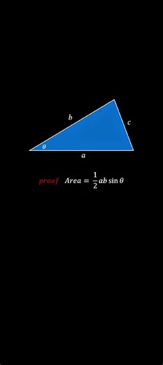 Area of a Triangle Using Sine: A Simple Proof