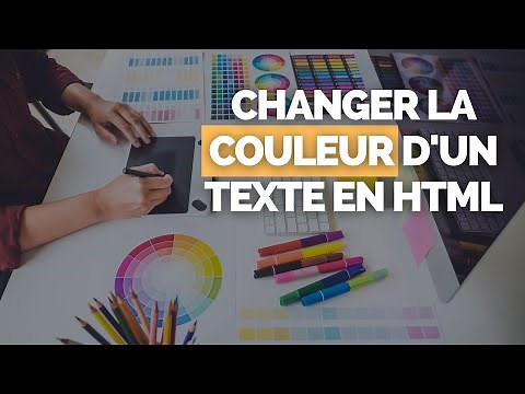 Comment Changer La Couleur d'Un Texte en HTML ? [TUTORIEL]