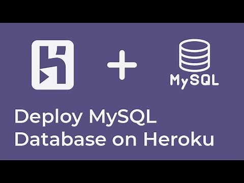 Deploy MySQL database on Heroku