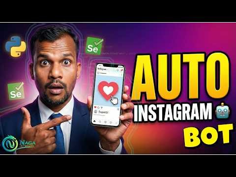 Build an Instagram Bot in 5 Minutes | Python Web Automation | Automate Instagram Likes & Comments