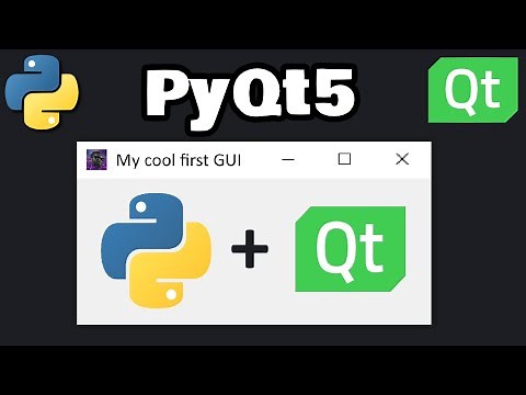 Python PyQt5 setup a basic GUI Application! 🖥️