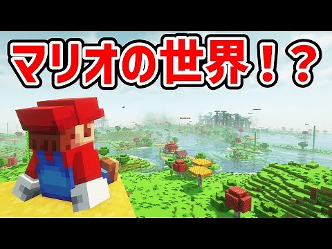マリオの世界に行けるMOD！？【マイクラMOD紹介】