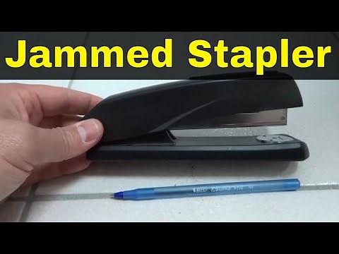 How To Clear A Jammed Stapler-Full Tutorial