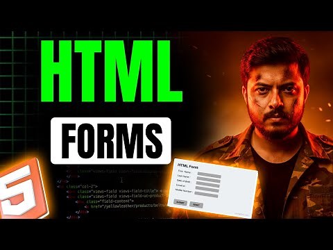 HTML Forms From Beginner to Advance | HTML Full Course #04