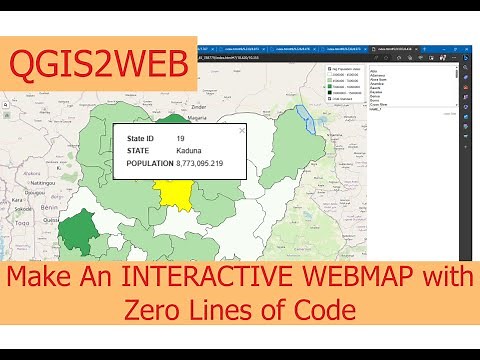 Build Your Own Interactive WebMap in Minutes with QGIS2WEB