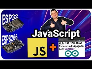 🟡 How to use JavaScript in Web Server with ESP32 and ESP8266