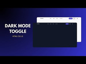 Build a DARK MODE Toggle in MINUTES with HTML, CSS & JavaScript