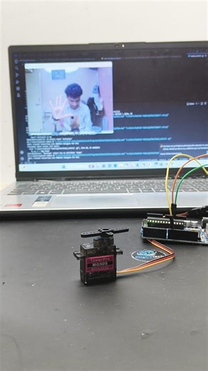 servo control using python💡#arduinoproject #python #pythonprogramming #sorts #servomotor