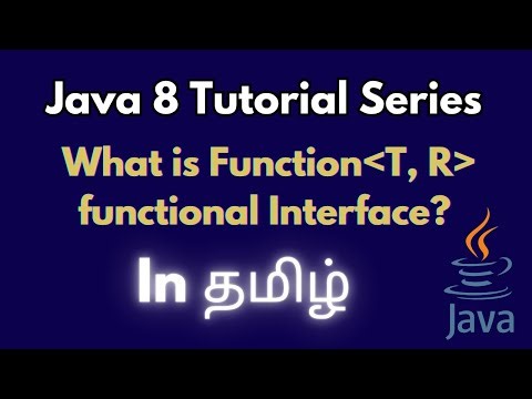 [Java 8 In Tamil] How to use Function Interface in Tamil