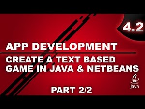 Make a Text Based Game in Java and Netbeans - Part 2/2
