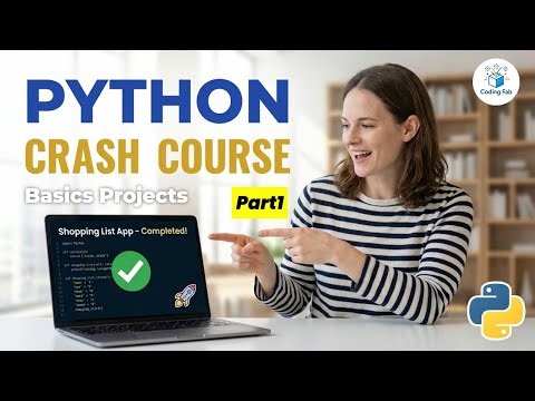 🎯 Python Basics Crash Course | Everything You Need to Start Coding | Python Basics Projects (Part1)