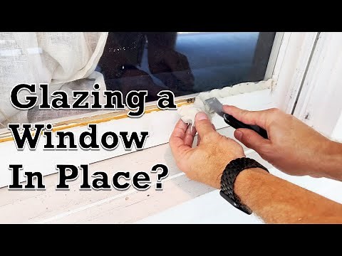 How To: Glaze a Window In Place