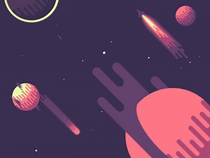 Looping Gif of space on Make a GIF