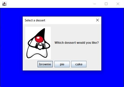 Java's JOptionPane showOptionDialog by Example