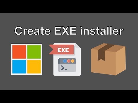 How to create an EXE installer for your program