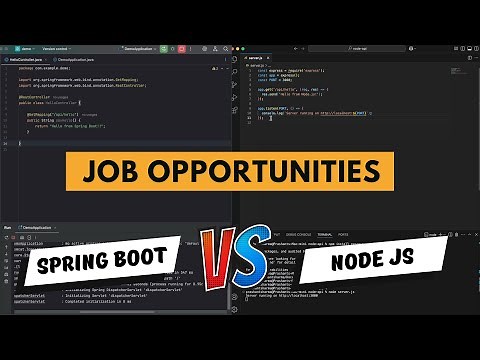 Spring Boot vs Node.js — Real Performance Comparison (2025) + Backend Job Insights | Job Demand