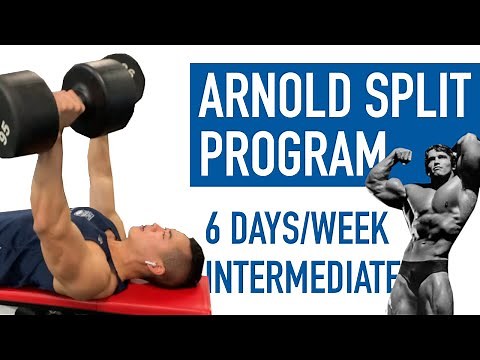 ARNOLD SPLIT | Full 6 Day Hypertrophy Program (Intermediate+)