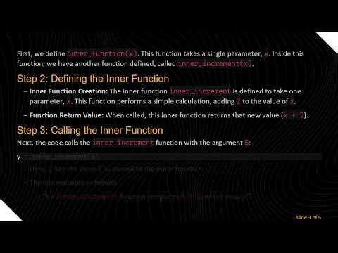 Understanding Python nested functions and Their Execution