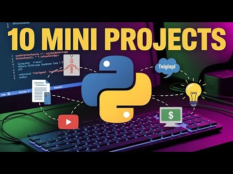Top 10 Python Projects for Beginners 💻 | With Code & Explanation