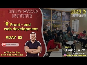 event handling in javascript || Frontend Web Development @helloworld_institute ​