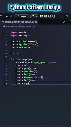 Python Pattern Tricks You Must Learn 🔥 | Easy Coding #shorts