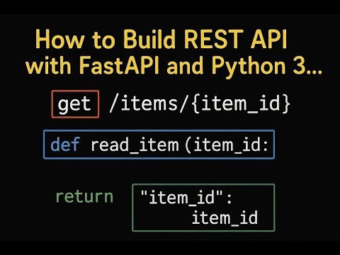How to Build REST API with FastAPI and Python 3.10 in 5 Steps