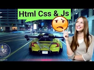Make Responsive 3D Racing Car Game in Html Css & javascript |Game Projects Html Css &Js Sourcecode