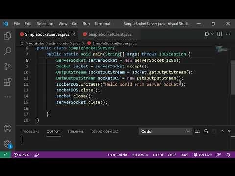 Socket programming for TCP in Java Server and Client Sockets