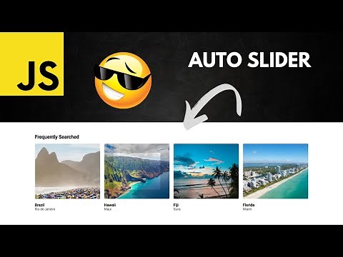 HTML, CSS & JavaScript - How to Create a Multi Item Image Carousel (w/ Tiny Slider) - AUTO VERSION