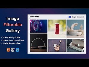 Filterable Image Gallery Using HTML CSS JavaScript | Filterable Image Gallery