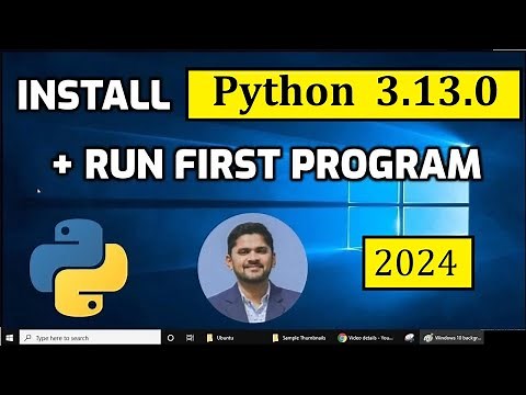How to install Python 3.13.0 on Windows 10