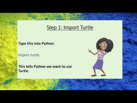 Python Lesson #8: Drawing and Coloring a Star in Python Turtle