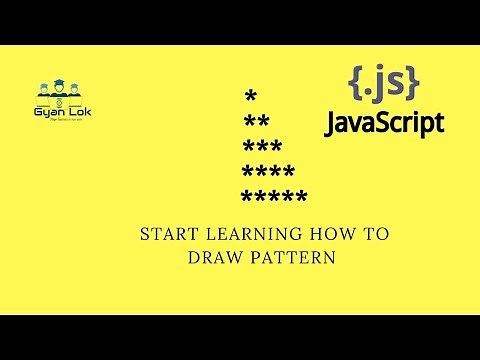 star pattern in javascript | for loop in javascript