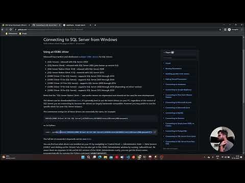 Connecting to local SQL Server Host with Python