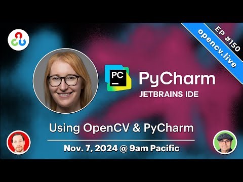 Using OpenCV In PyCharm (DETR Demo) - OpenCV Live! 150