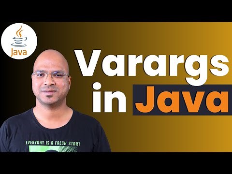 #5.3 Java Tutorial | Varargs