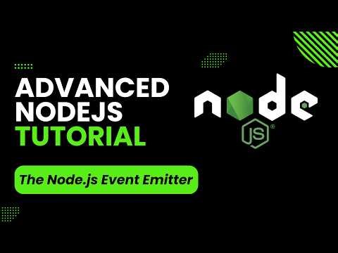 Nodejs Tutorial 14: The Node.js Event emitter | Advanced Nodejs
