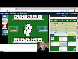 20 minutes of bridge: 4 basic hands.