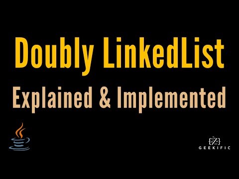 Doubly LinkedList Implemented in Java | Reverse a Doubly LinkedList | Data Structures | Geekific