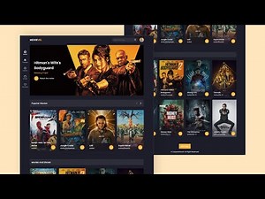 Create a Responsive Movies Website Using HTML CSS And JavaScript