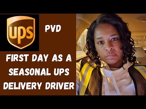 First Day at UPS 🚨 Seasonal Personal Delivery Driver