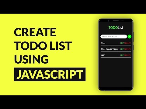 Todo List Using HTML & CSS & JavaScript