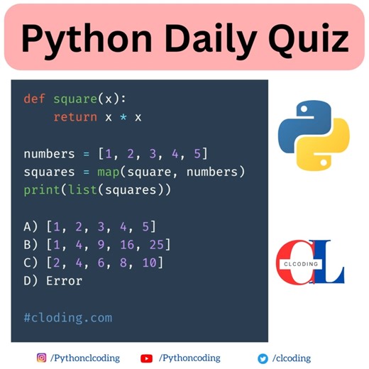 What is the output of the following Python code? | Python Coding