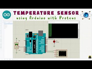 Temperature Sensor Interface with LED indicator using Arduino with Proteus | LM35 | Virtual Terminal