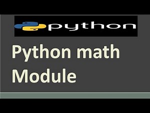 Python math Module | math Module | Import Math Functions in Python