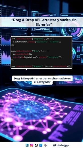 “Drag & Drop API: arrastra y suelta sin librerías”