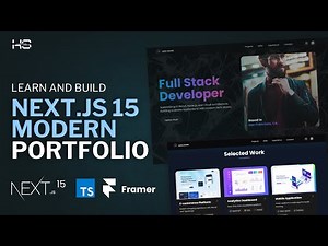Next.js 15 Build Modern Portfolio | TypeScript, Tailwind & Framer Motion Tutorial