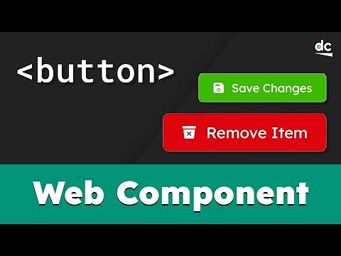 How to Build Icon Buttons with Web Components — JavaScript Tutorial