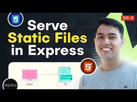 🔥 Serve HTML CSS & JavaScript Files in Express.js | express.static Explained
