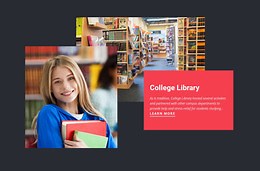 College library - Website Design by Nicepage